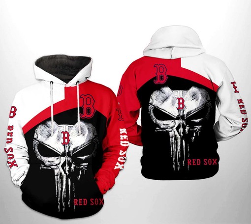 Patriotic Boston Red Sox MLB All-Over Print Hoodie
