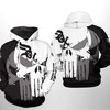 Patriotic Chicago White Sox MLB Skull Hoodie in 3D All-Over Print