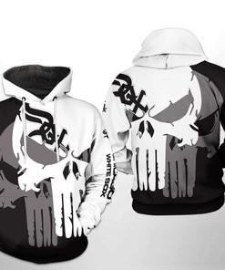 Patriotic Chicago White Sox MLB Skull Hoodie in 3D All-Over Print