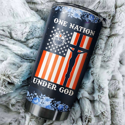 Patriotic Edmonton Oilers NHL Tumbler for Fans