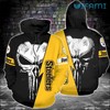 Patriotic Pittsburgh Steelers NFL Punisher Skull All-Over Print 3D Hoodie