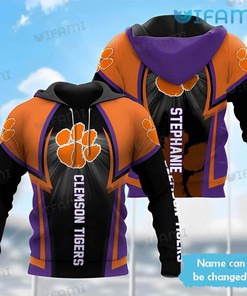 Paw Clemson Tigers All Over Print 3D Hoodie for Men and Women