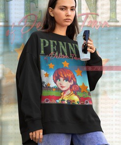 Penny Sweatshirt - STARDW VALLY Fan Gift Featuring Food Spirit, Sam & Penny Characters