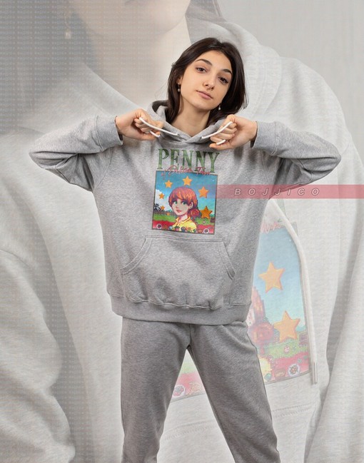 Penny Sweatshirt - STARDW VALLY Fan Gift Featuring Food Spirit, Sam & Penny Characters - Image 2
