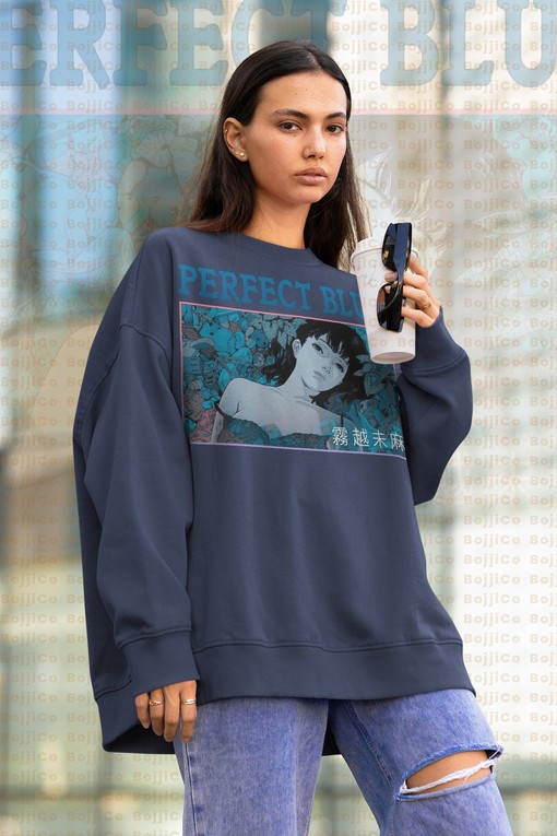 Perfect Blue Homage Sweatshirt, Mima Kirigoe Fans Sweater, Satoshi Kon Tee, Anime Psychological Thriller Merchandise