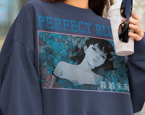 Perfect Blue Homage Sweatshirt, Mima Kirigoe Fans Sweater, Satoshi Kon Tee, Anime Psychological Thriller Merchandise - Image 4