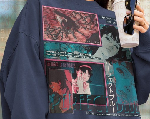 Perfect Blue Satoshi Kon Sweater - Mima Kirigoe Homage Sweatshirt, Anime Otaku Merch - Image 4