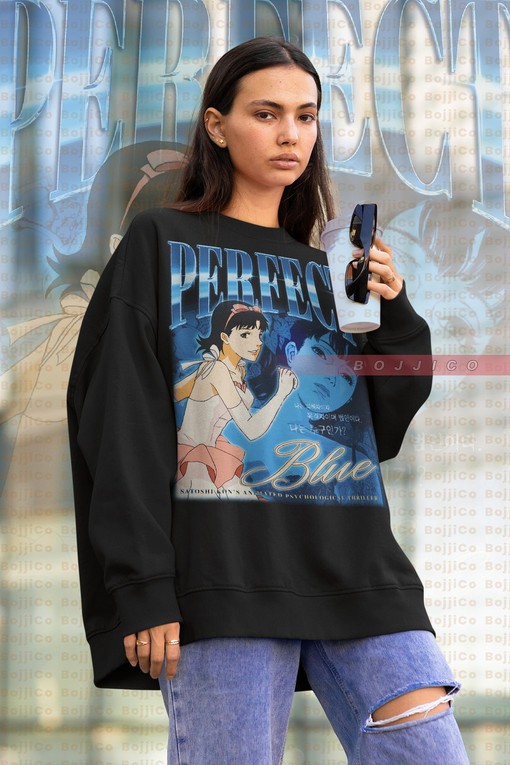 Perfect Blue Satoshi Kon Sweatshirt - Mima Kirigoe Homage Sweater, Anime Otaku Merch Gift, Perfect Blue Tees
