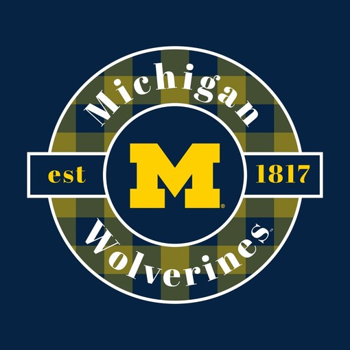 Perfect for Michigan Wolverines female fans, this Thin Script Women's Crewneck Shirt is a must-have - Image 2