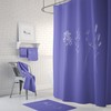 Peri Floral Shower Curtain Set with Bath Mat and Towels - Delightful and Chic Bathroom Decor