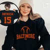 Personalize Your Own Baltimore Baseball Name & Number Sports Sweatshirt with Sport Shirts Girls