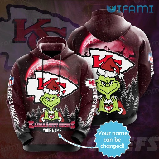 Personalize Your Style with a Kansas City Chiefs 3D Tree Covered Logo Hoodie