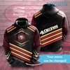 Personalized All Over Print Hoodie for San Francisco 49ers Fans - Add Your Name!