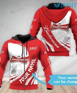 Personalized Budweiser All Over Print Hoodie for Women - Gift