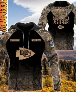 Personalized Kansas City Hunting Camo 3D Hoodie with Print Design