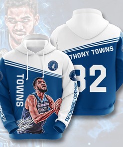 Personalized Minnesota Timberwolves All Over Print Hoodie with 3D Design