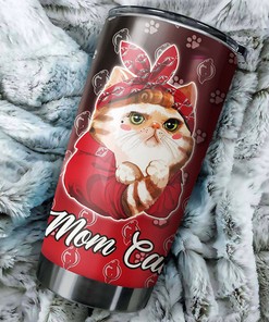 Personalized New Jersey Devils NHL Tumbler for Cat Moms - Perfect Drinkware for Fans