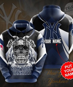 Personalized New York Yankees 3D Hoodie - 15 All Over Print Designs Available
