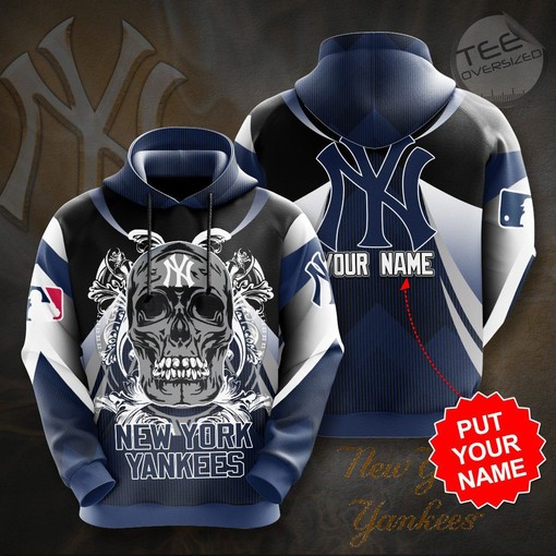 Personalized New York Yankees 3D Hoodie - 15 All Over Print Designs Available