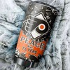 Personalized Philadelphia Flyers NHL Tumbler with Hockey Grunge Design - Best Beverage Container for Fans