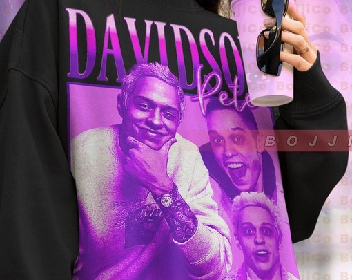 Pete Davidson Retro Sweatshirt, Funny Comedian T-shirt, Homage Tee, T-shirt for Men, Comedic Fan Merchandise - Image 4