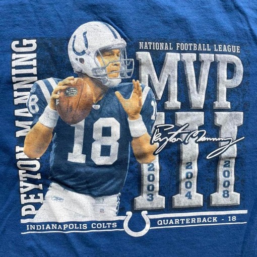 Peyton Manning Mvp Colts Classic Sweatshirt T-shirt for NFL Fans - Image 2