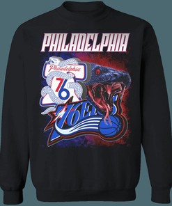 Philadelphia 76ers Playoff Snake Vintage NBA Sweatshirt, Hoodie, and Shirt for NBA Fans - Perfect for Sport Shirts Men