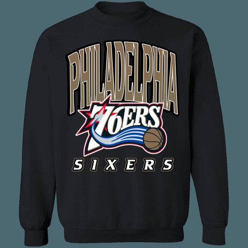 Philadelphia 76ers Sixers Vintage NBA Vintage Sweatshirt, Hoodie, and Shirt for NBA Fans - Perfect for Sport Shirts Men - Image 2
