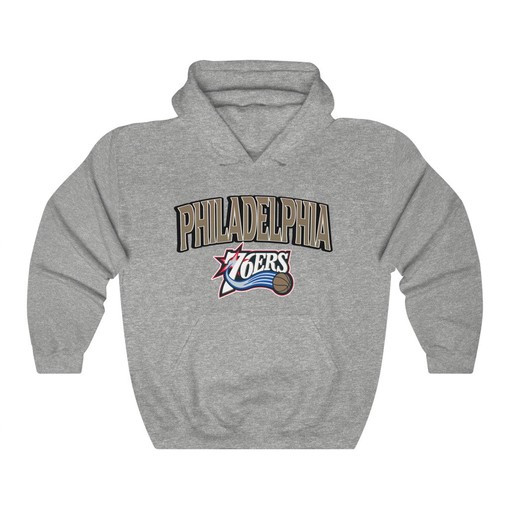 Philadelphia 76ers Vintage 90s NBA Sweatshirt, Hoodie, and Shirt for NBA Fans - Perfect for Sport Shirts Men - Image 4