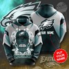 Philadelphia Eagles All-Over Print 3D Hoodie for NFL Fans