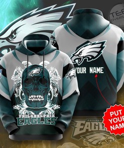 Philadelphia Eagles All-Over Print 3D Hoodie for NFL Fans