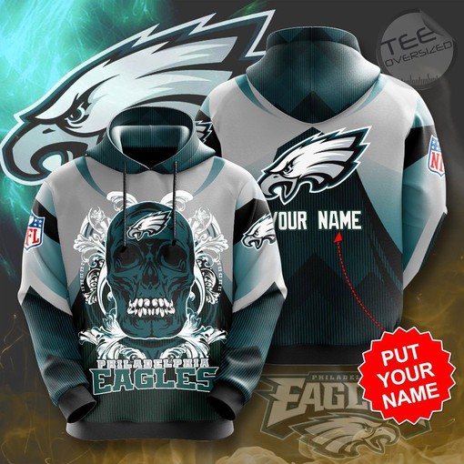 Philadelphia Eagles All-Over Print 3D Hoodie for NFL Fans