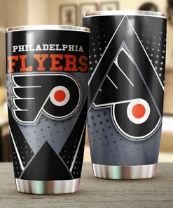 Philadelphia Flyers NHL Tumbler - Unique Sports Tumbler with Hockey Grunge Design for NHL Fanatics - G Fanatics