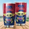Philadelphia Phillies Star Wars and Baseball Yoda Tumbler for Baseball Fans with a Personalized and MLB Design