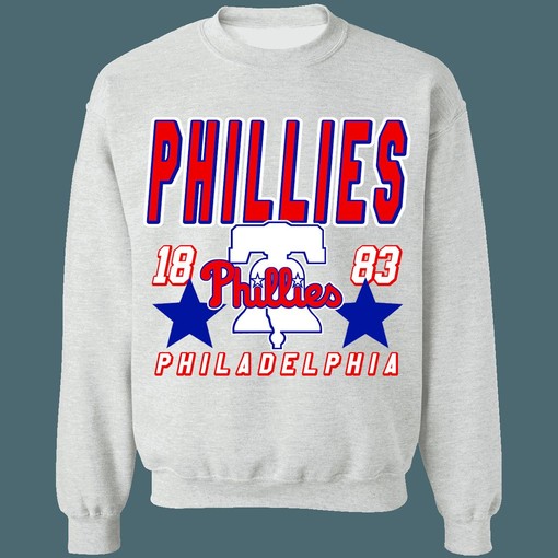 Philadelphia Phillies Vintage MLB Crewneck Sweatshirt Hoodie Shirt - Ideal for Baseball Fans - Image 3