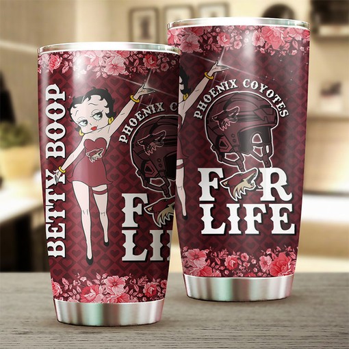 Phoenix Coyotes NHL Tumbler Betty Boop NHL Tumbler Design for Fans, Perfect for Any Occasion with Tumbler Ideas - Image 2