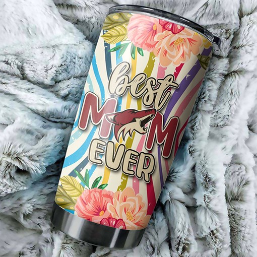 Phoenix Coyotes NHL Tumbler - Flowers for the Best Mom Ever