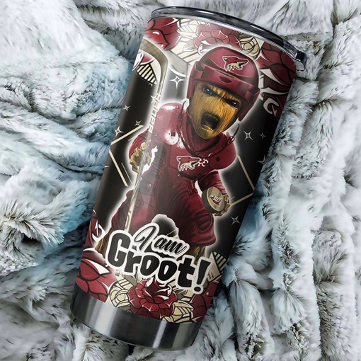 Phoenix Coyotes NHL Tumbler - I Am Groot, and I Need My Drink