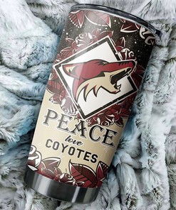 Phoenix Coyotes NHL Tumbler featuring Hockey Grunge Design - Perfect Gift for Fans