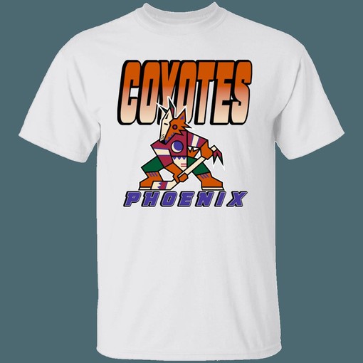 Phoenix Coyotes Vintage NHL T-Shirt Sweatshirt Hoodie - Classic Design for Fans - Image 2