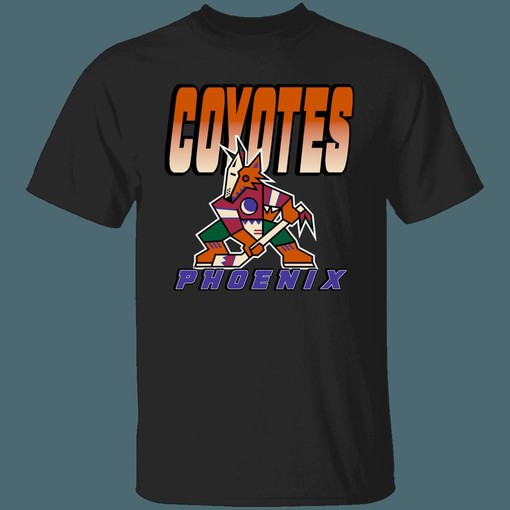 Phoenix Coyotes Vintage NHL T-Shirt Sweatshirt Hoodie - Classic Design for Fans - Image 3