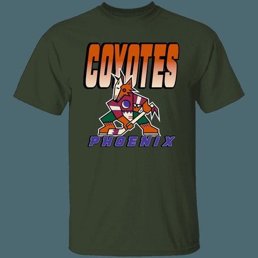 Phoenix Coyotes Vintage NHL T-Shirt Sweatshirt Hoodie - Classic Design for Fans - Image 4