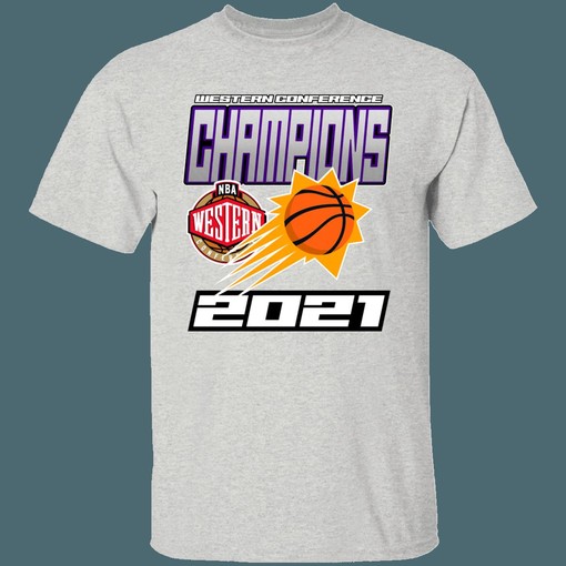 Phoenix Suns 2021 NBA Western Conference Champions Fan T-Shirt Sweatshirt Hoodie - A Must-Have for Fans - Image 2