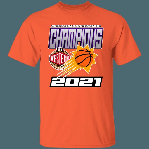Phoenix Suns 2021 NBA Western Conference Champions Fan T-Shirt Sweatshirt Hoodie - A Must-Have for Fans - Image 4