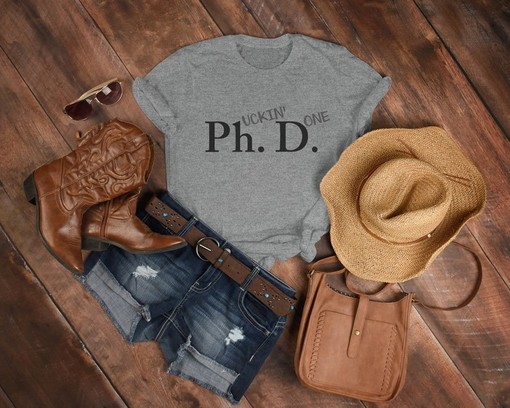 Phuckin' Done PhD Graduation T-Shirt, Graduation Doctorate Hoodie, PhD Degree Gift, Doctor Degree Gift - Image 3