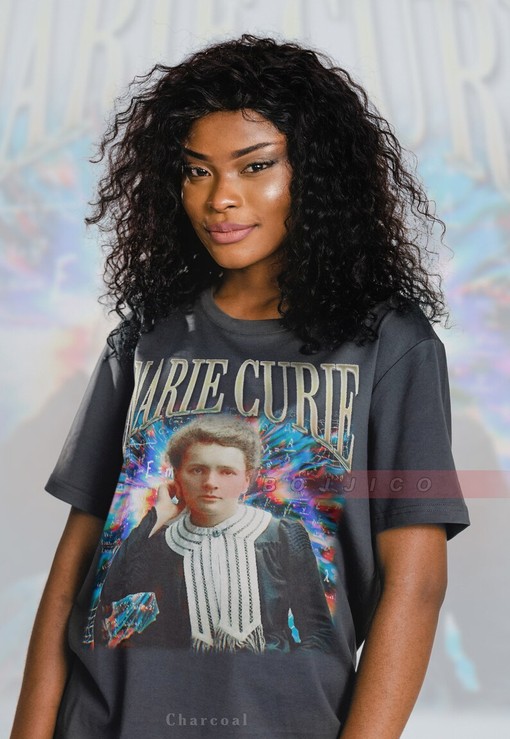 Physicist MARIE CURIE Vintage Shirt, Homage Tshirt - Classic movie t shirts