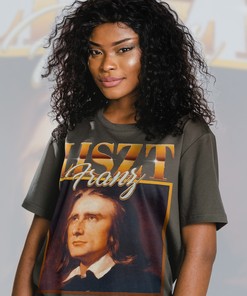 Pianist Franz Liszt Classical Music Artist Homage Shirt, Retro 90s Sweater