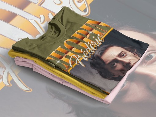 Pianist Legend  Chopin Homage Retro 90s Sweater Shirt, Chopin Fan Tee - Image 4