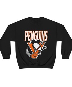 Pittsburgh Penguins Halloween Retro NHL Sweatshirt Hoodie T-Shirt - Essential for Hockey Lovers