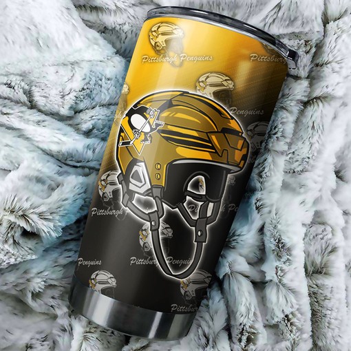 Pittsburgh Penguins NHL Tumbler with Funny Dog Design - Perfect for Sports Fans - Image 2